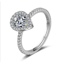 Hot Sale Pear Moissanite 14K Gold Engagement Ring